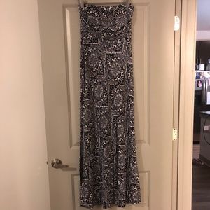 Strapless Banana Republic Maxi Dress